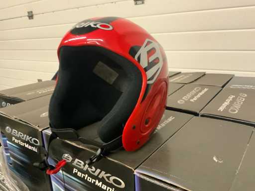 Casco da sci Briko Red Splash (87x)