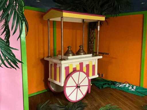 Ice cream cart decoration