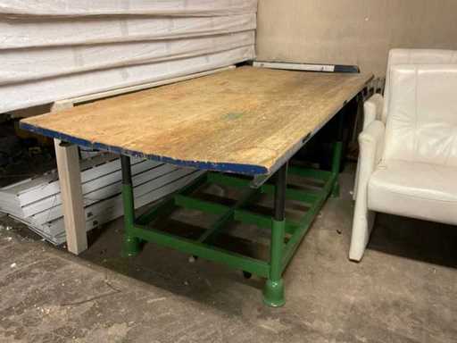 Industrial conference table
