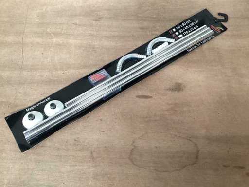 Spirella 3260304 Shower curtain rod chrome (146x)