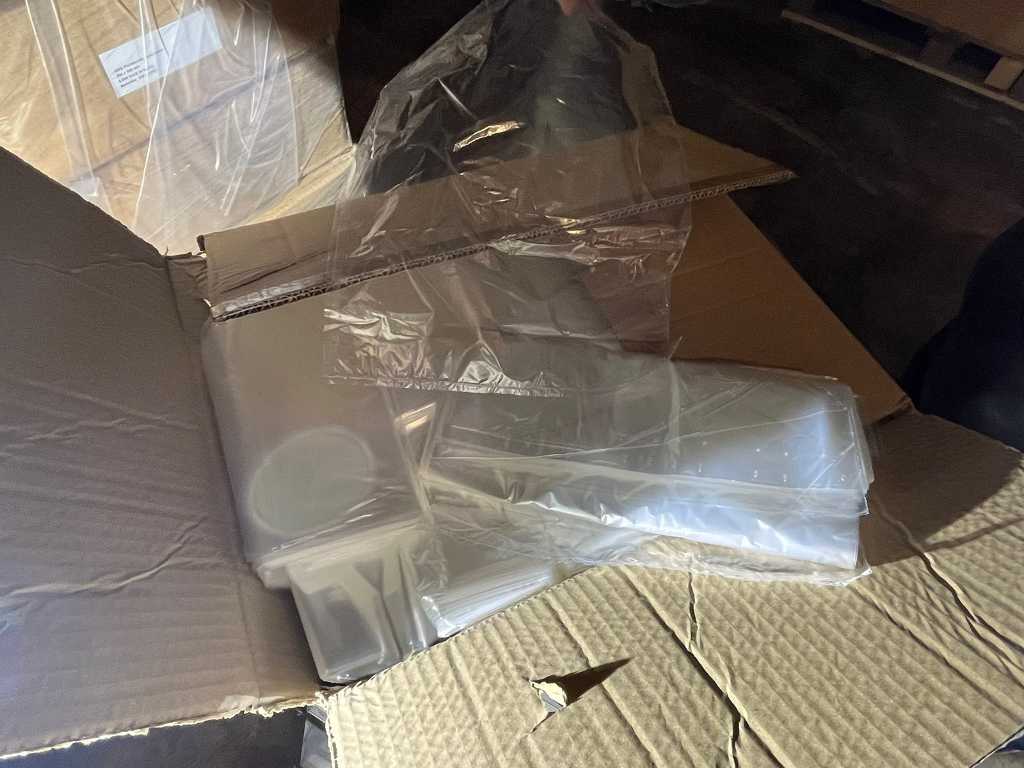 Pudełka kartonowe z płaskimi workami LDPE (10x)
