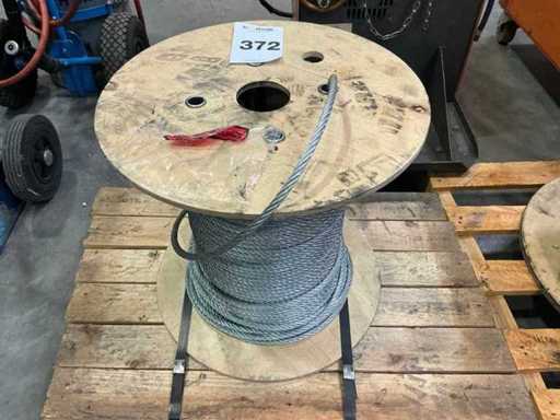 Moulinet avec câble en acier