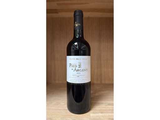 2021 - Château Pied d'Argent Cuvée Montpezat Drewniane Skrzynie - Côtes de Bordeaux - Wina Czerwone (60x)