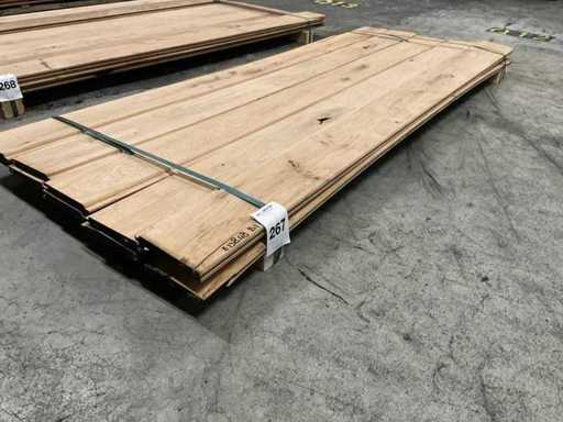 Eiken dakbeschot 20x140 mm (10x)