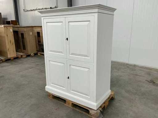 Szafka na ubrania lub szafy z białego dębu 165x130x65,5 cm