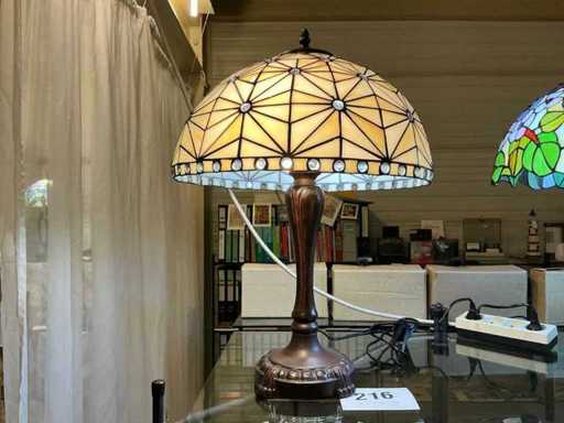Tiffany-Tischlampe Jugendstil