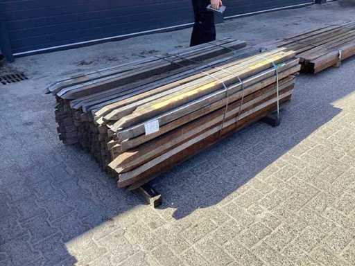 Azobè Hardhouten paal 50x50x2000mm (161x)