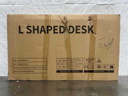 Scrivania a forma di L