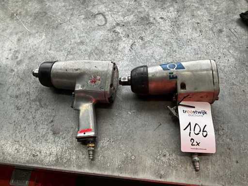 SQ drive 3/4" Pneumatic Impact Wrench (2x)