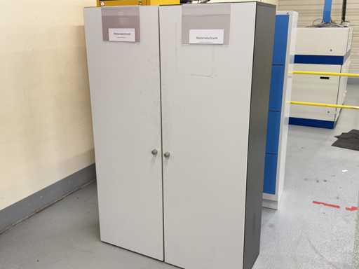   Armoire à matériaux avec contenu