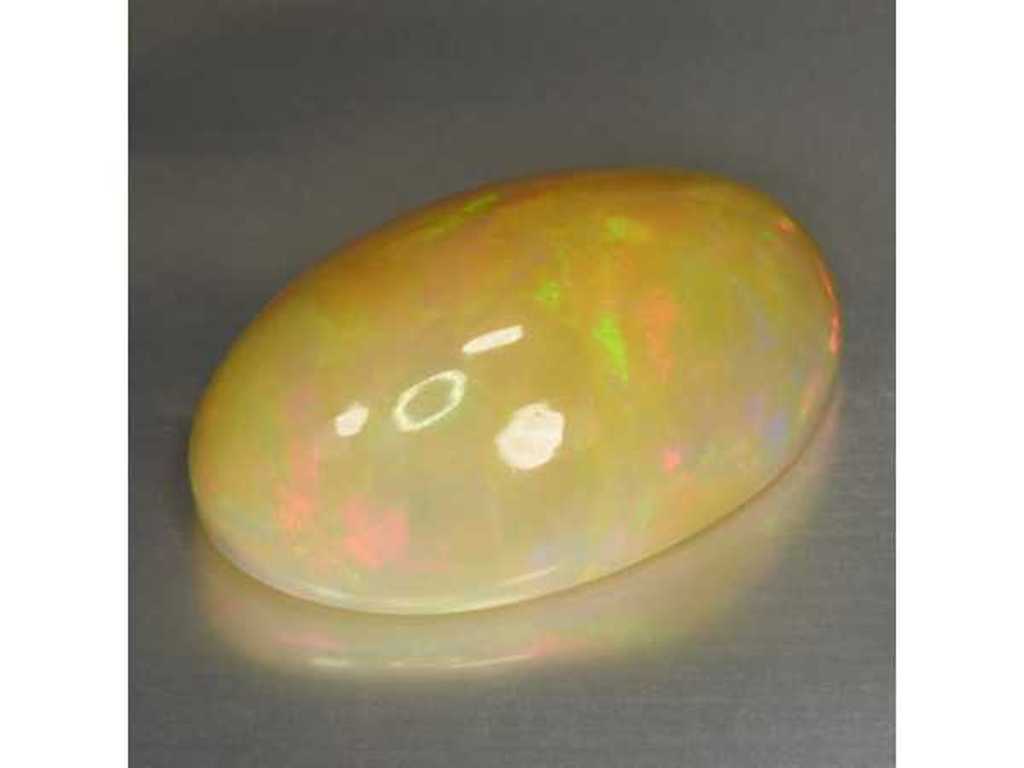 Naturel Opaal (Geel met Kleurenspel) 30.60 Karaat