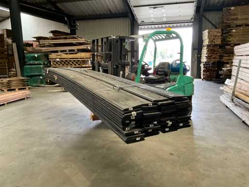 Douglas rabatdeel gezwart 500x18,5x1,8 cm (62x)