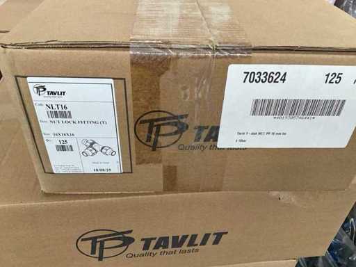 Tavlit tyleenkoppeling 16 x 16 x 16 (625x)