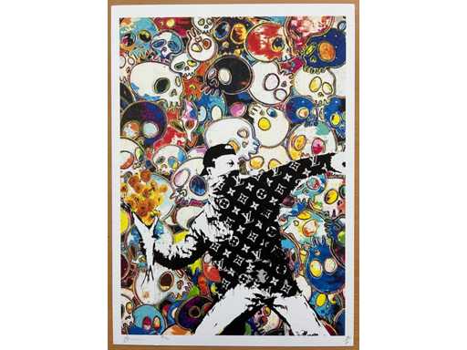 DEATH NYC: Banksy Flowers Thrower e Murakami