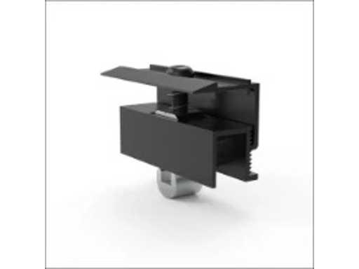 Allimex 101863 Aluminium-Mittelklemme schwarz (98x)