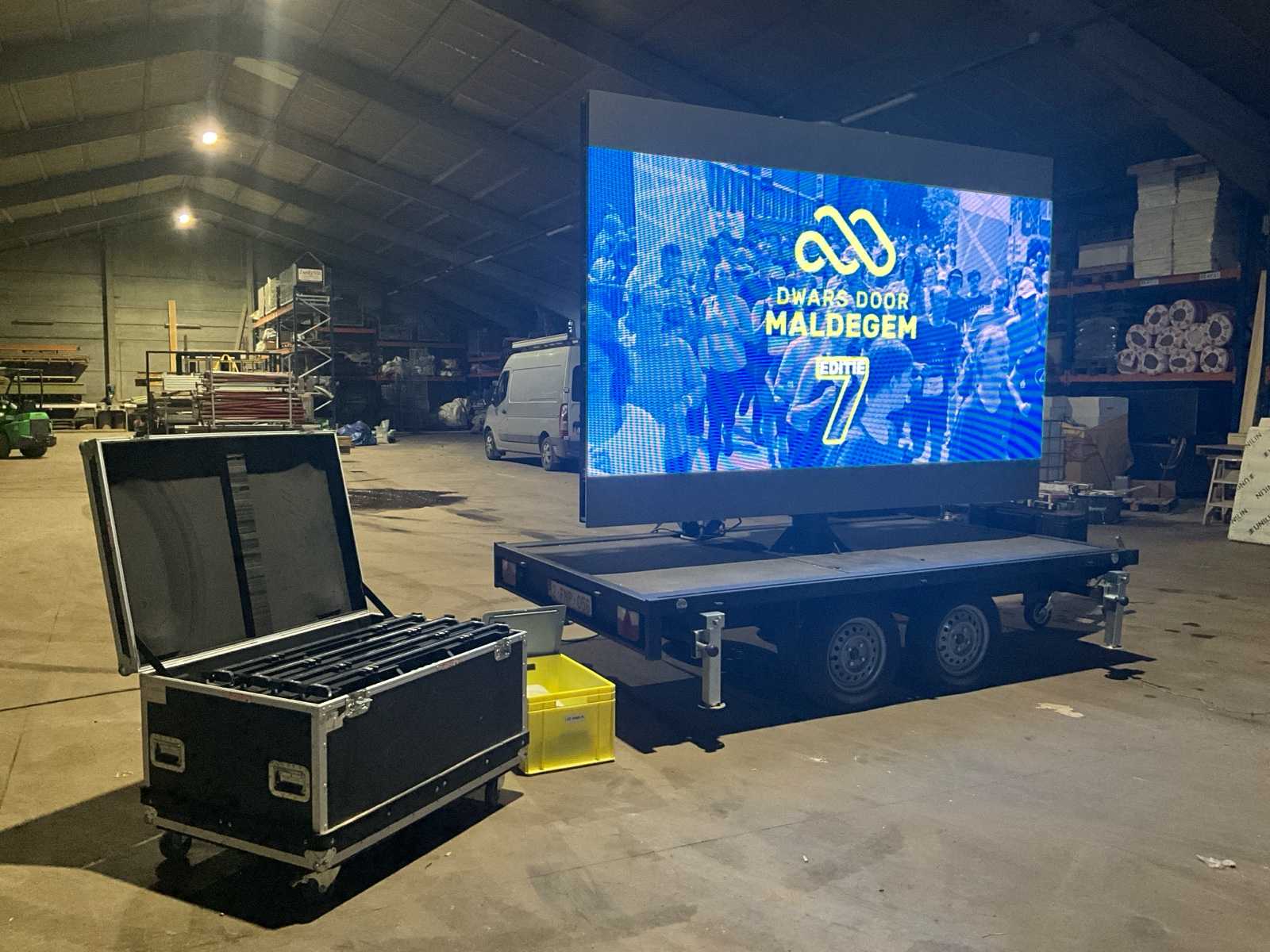 DELJE Trailer with Expandable LED Screen