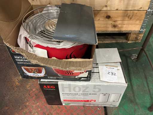 Grătar de ventilație și 1 cazan