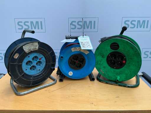 Extension cable reels electric (3x)