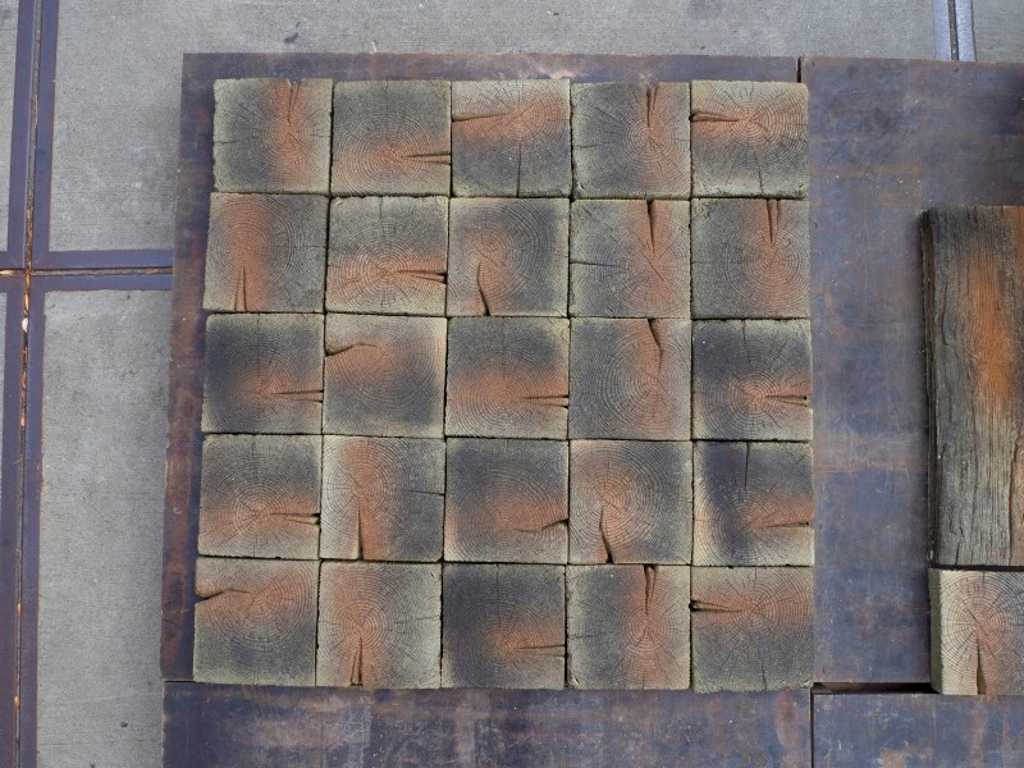 Concrete garden tiles 150 pieces