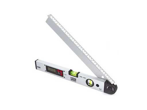 HBM 400 mm Digitale Hoekwaterpas - Zweihaak