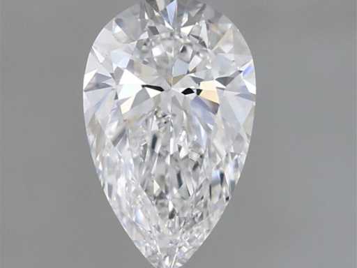 Diamante - pera 1.01 ct - D/VVS1 - (certificato HRD)