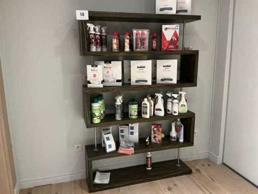 Lot de produits de nettoyage pour bois, textiles et cuir