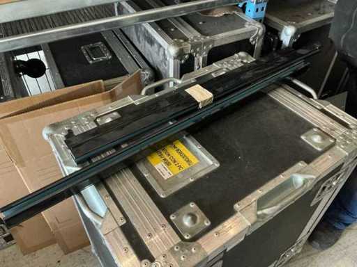 Dreiphasen-4-Wege-Schienen schwarz 100 cm (7x)