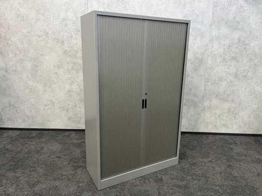 Armadio per persiane a rulla in acciaio alto - grigio