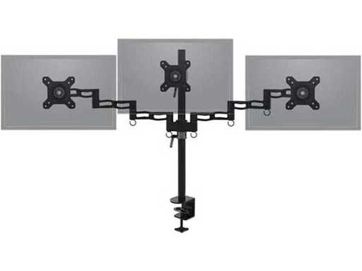 Sam Creative - BRAAA000005 - Monta? do monitora na biurku, 3 monitory, 3x ekran 13"-27" (4x)