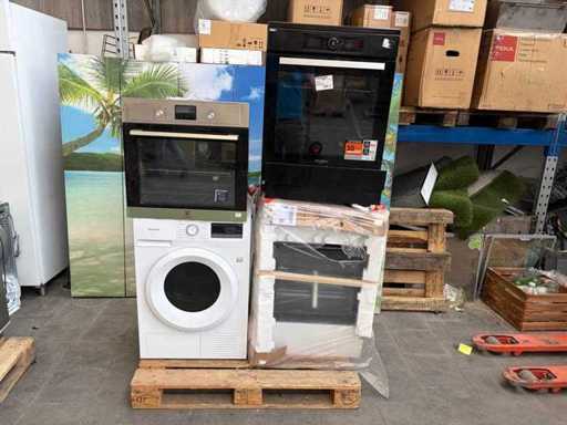 Pallet di 4 elettrodomestici – Bosch, Whirlpool, Electrolux, Hanseatic – Ritorni