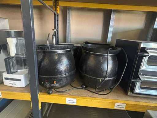 Soup kettles (4x)