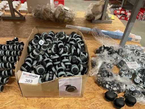 1 x partij zwenkwielen