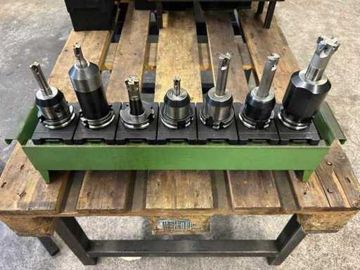 Milling machine tools (7x)