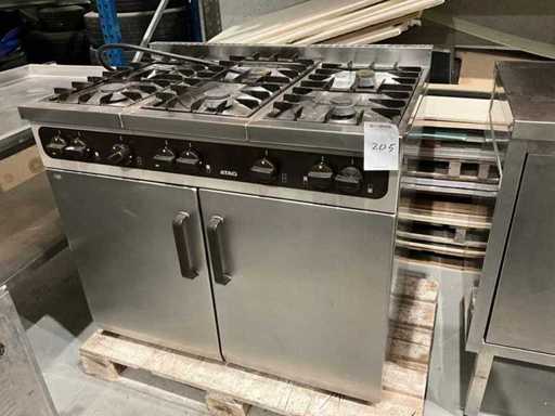 Atag 6 burner gas stove with oven