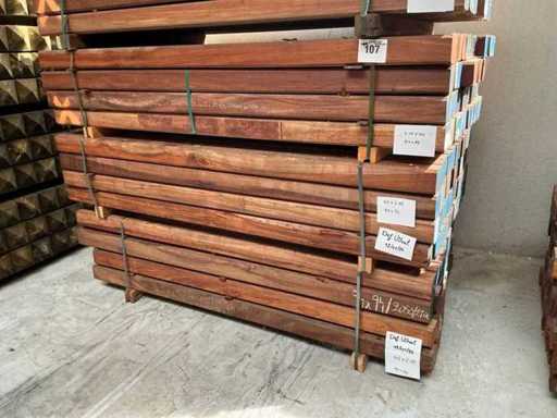 Hardhouten paal Okan (132x)