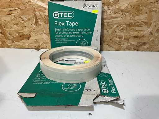 Siniat Staal versterkt hoektape (2x)
