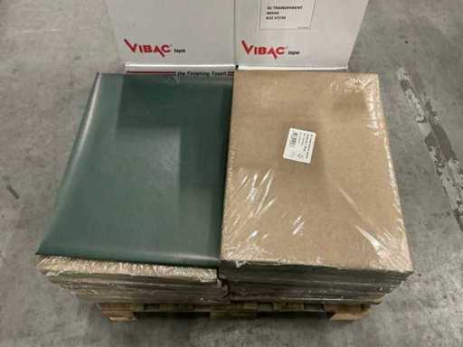 Série de feuilles Br. Kraft fond d. vert 42x62cm/50gr (7920x)