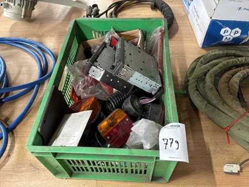 Batch of car parts
