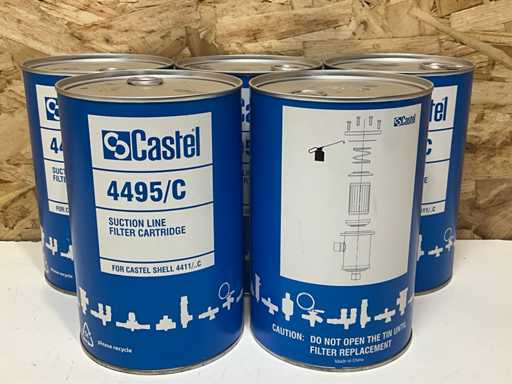 Castel Filter cartridge (5x)