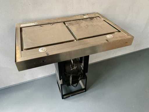 Pelgrim RKE980LRVS island extractor hood 90x60cm