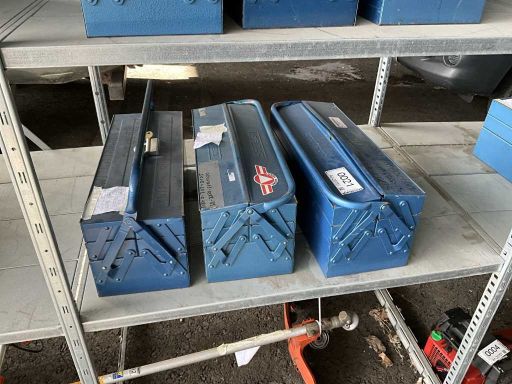 Tool case with contents (3x)