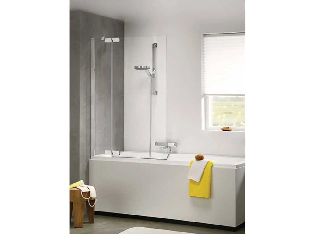 Custom Shower bath wall 100cm 2-piece (2x)