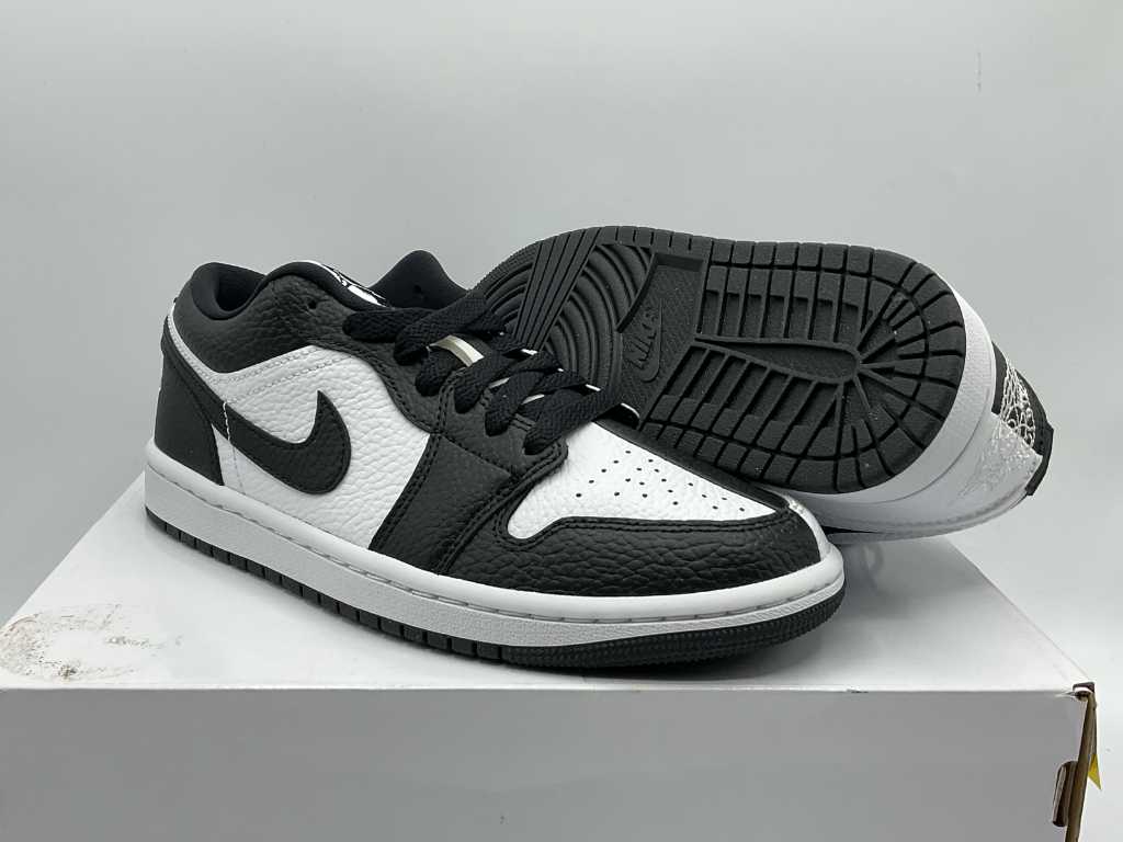 Nike Jordan 1 Low Homage Split Bianco Nero Donna Scarpe Da Ginnastica 37 1/2