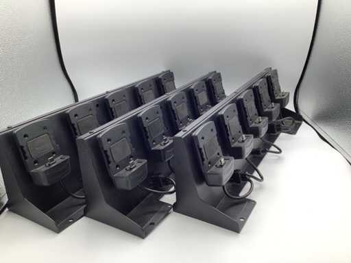 Carcomm 5 Slot Desktop cradle Dockingstation (3x)
