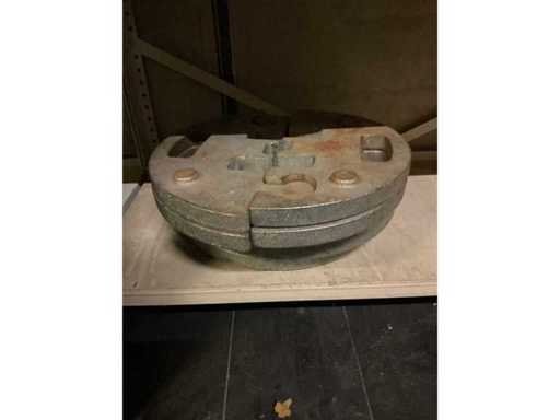 Poids en 2 pièces (6x)