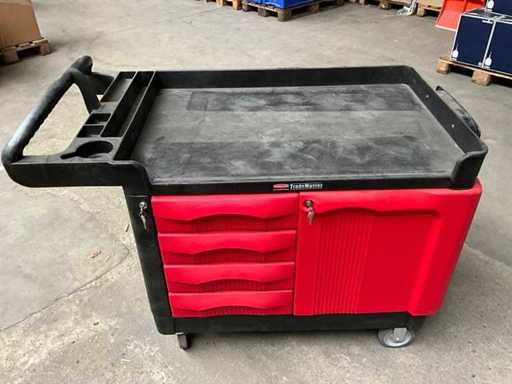 Rubbermaid TradeMaster Tool Trolley +/- (lxwxh) 125 x 67 x 86cm