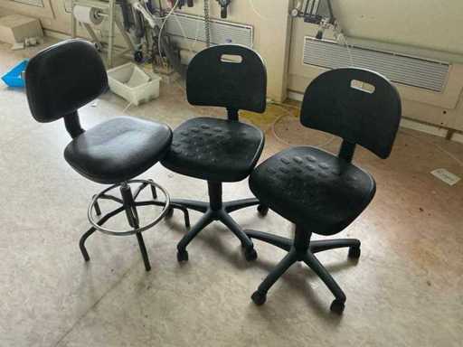 Scaune de laborator (3x)