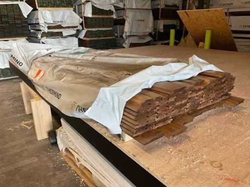 Fraké Double, Thermally modified wood (64x)