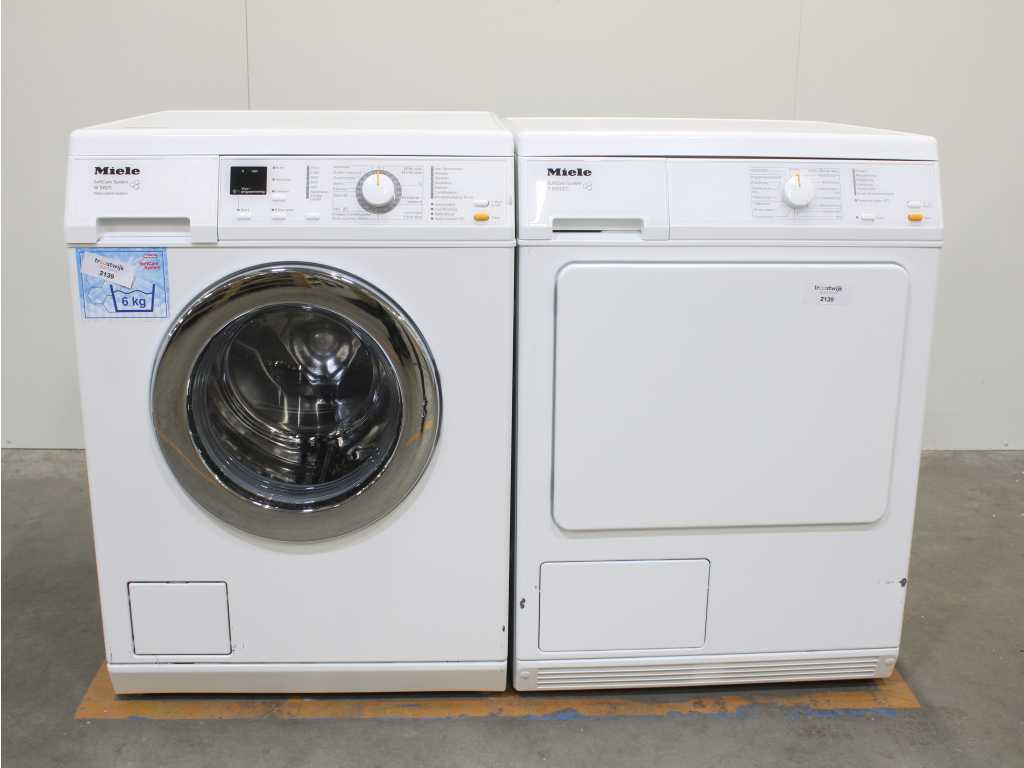Miele W 3523 SoftCare System Washer & Miele T 8803 C SoftCare System Dryer