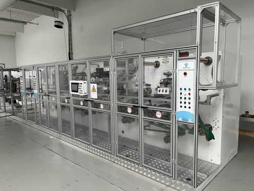 Rotocontrol/Alpha-Pack Group - 2R/FFP2 - Linea di produzione automatica per maschera chirurgica - 2020